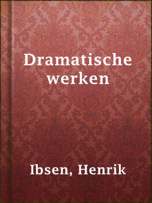 cover image of Dramatische werken